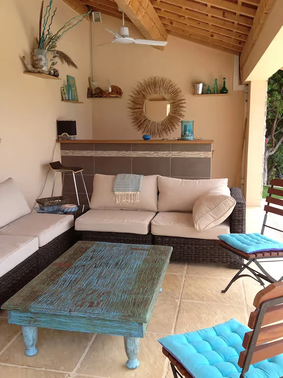 Salon suite - Villa et chambre d'hôtes vue mer Le Lavandou